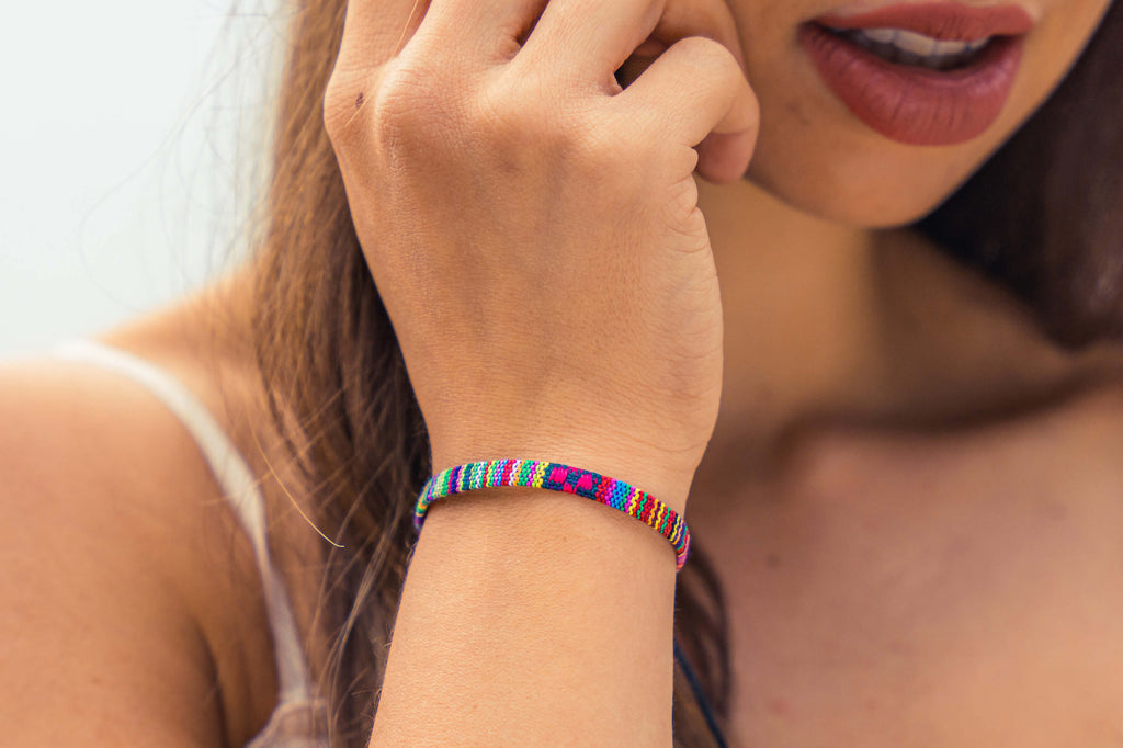 Boho Surfer Bracelet - Deep Multi